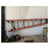 Ladder on Wall 8Ft  Werner Fiberglass