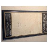 Granite City Steel Calendar Pad Sign