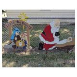 Santa,Baby Jesus, Nativity Plywood Decorations