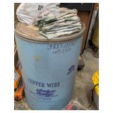 Barrel (Empty) & Work Gloves