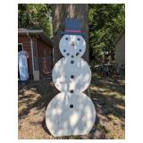 Large Snowman Plywood Decoration