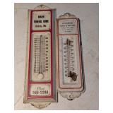 Mahn Funeral, East St Louis Thermometers