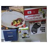 Waffle Maker, Dip Bowl, Slicer, Platter, Mugs