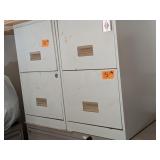 (4)  2 Drawer File Cabinets