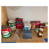 (12+) Medical Tins, Oil Tins