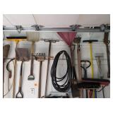 Long Handled Tools on Wall