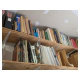 Two Shelves of Magazines & Books
