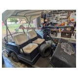 Columbia Golf Cart with Harley Davidson Sticker