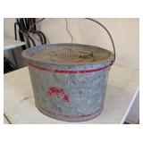 Galvanized  Minnow Bucket King of Water
