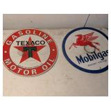 (2) Modern Oil And Gas Signs