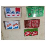 (10+ )1970 Unrolled Metal Soda Cans