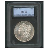 1879-S Morgan Silver Dollar Unc
