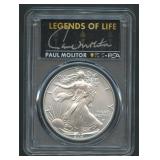 2021 T-2 ASE Eagle Legends Of Life PCGS MS 70
