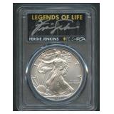 2021 T-1 ASE Eagle Legends Of Life PCGS MS 70