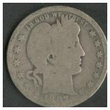 1897-O Liberty Head Barber Quarter