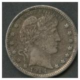 1914 Liberty Head Barber Quarter