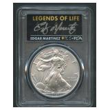 2021 T-1 ASE Eagle Legends Of Life PCGS MS 70