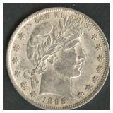 1895 Liberty Head Barber Half Dollar