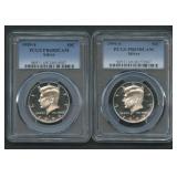 2- 1999-S  Kennedy Halves PCGS PR69 DCAM