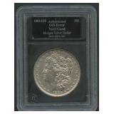 1882-O/S Morgan Silver Dollar Authenticated