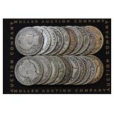 Roll of Mixed Liberty Head Barber Half Dollars