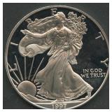 1997-P ASE Silver Eagle Proof