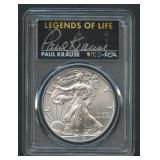 2019 ASE Silver Eagle Legends Of Life PCGS MS70