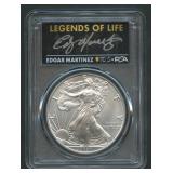 2021 T-1 ASE Eagle Legends Of Life PCGS MS 70