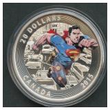 2015 Canada $20 Superman .999 Silver Coin 1 ozt