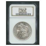 1881-S Morgan Silver Dollar NGC MS 64