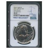 2021 Great Britain 2P Music Legends NGC MS 69