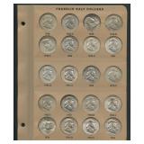 Complete Set of Franklin Half Dollars - 35 pcs.