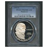 1993-S James Madison $1 PCGS PR69 DCAM