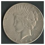 1928-S Peace Silver Dollar