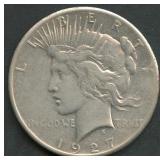 1927 Peace Silver Dollar