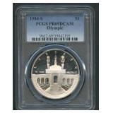 1984-S Olympic Silver $1 PCGS PR69 DCAM