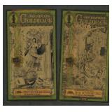 2021 Nevada and New Hampshire Goldbacks 1