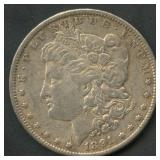 1891 Morgan Silver Dollar