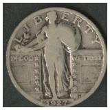 1927-S Standing Liberty Quarter