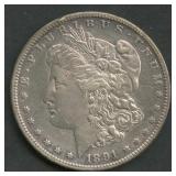 1891-S Morgan Silver Dollar