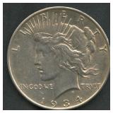 1934-D Peace Silver Dollar