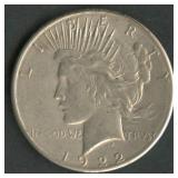 1922-S Peace Silver Dollar