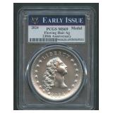 2024 Flowing Hair 230th Anniv Silver Medal .999