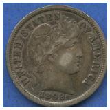 1892 Liberty Head Barber Dime