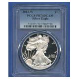 2013-W ASE Silver Eagle PCGS PR70 DCAM