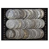 Roll of Mixed Liberty Head Barber Quarters