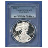 2012-W ASE Silver Eagle PCGS PR70 DCAM