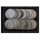 Roll of Mixed Liberty Head Barber Half Dollars