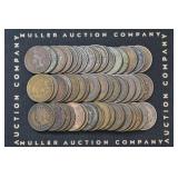 Roll of Mixed 1800's Indian Head Cents