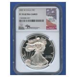 2003-W ASE Silver Eagle NGC PF70 Ultra Cameo